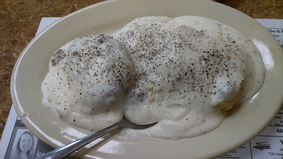 Sausage Gravy and Biscuits