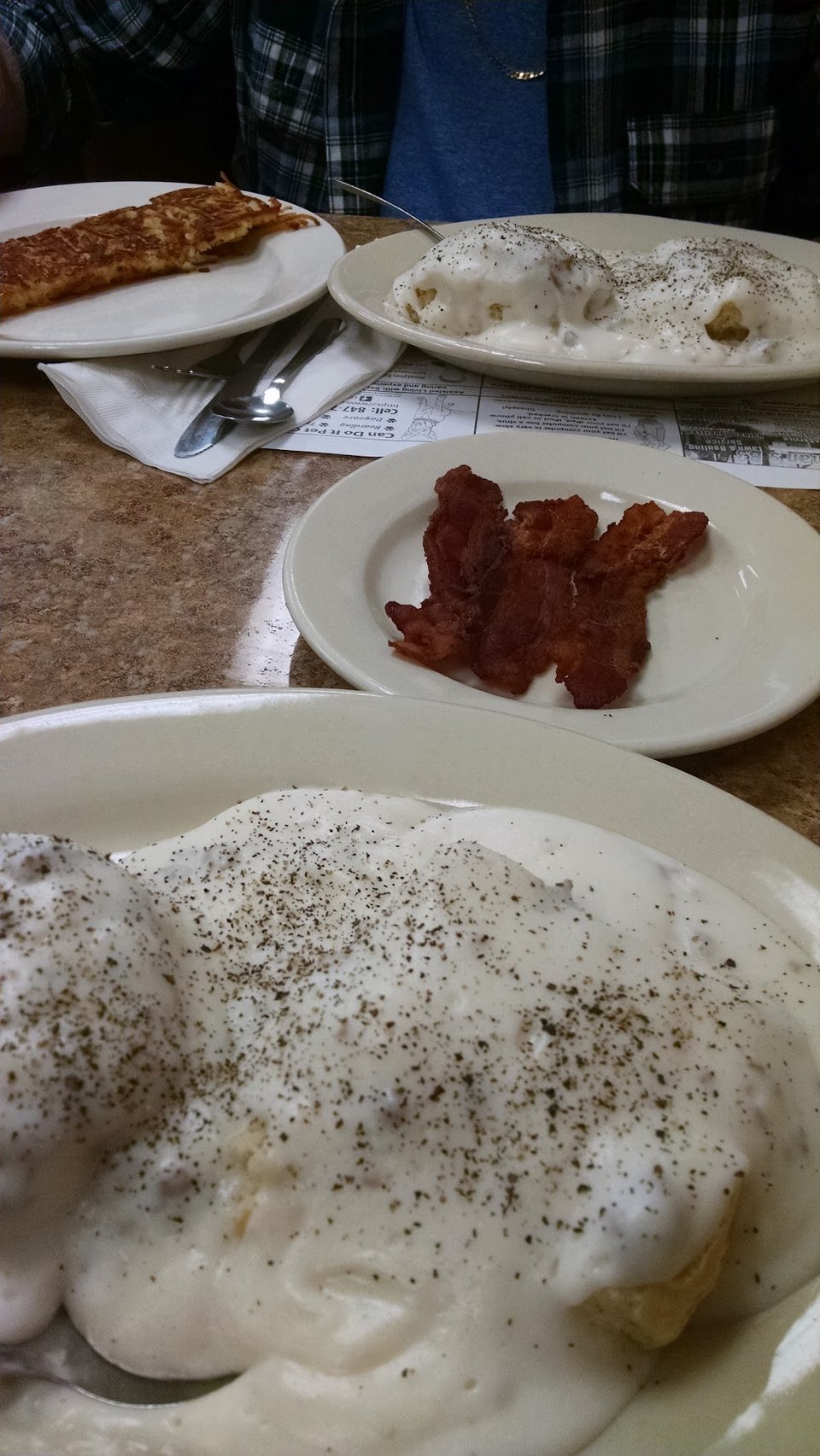 Crispy Bacon and Hash Browns